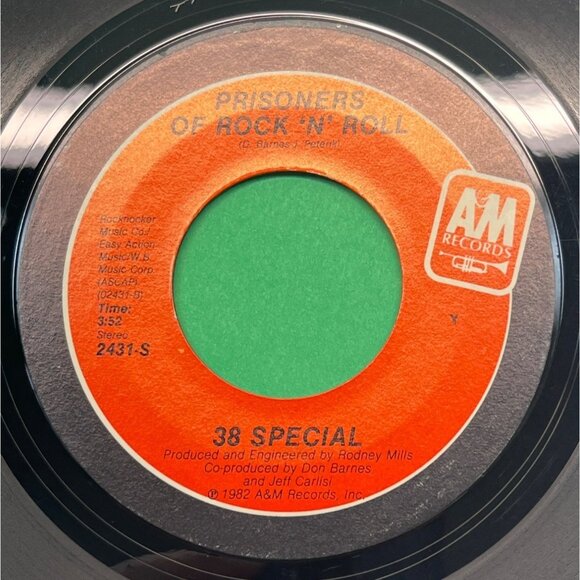 38 Special You Keep Runnin Away / Prisoners of Rock 45 Vinyl 80s Classic Rock - Picture 2 of 6